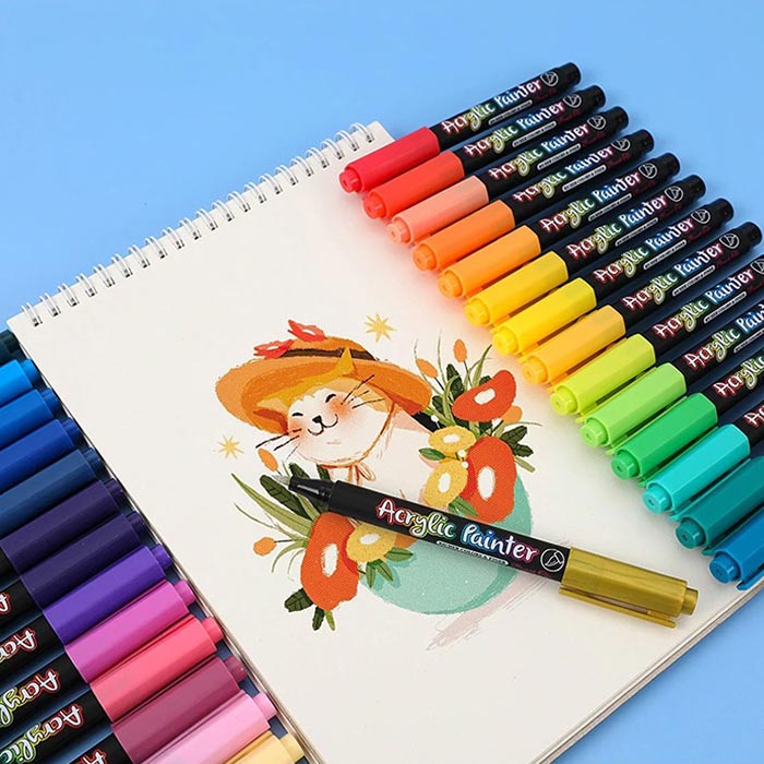 AcrylicMarkers, acrylic markers (24 pcs) - Image 5