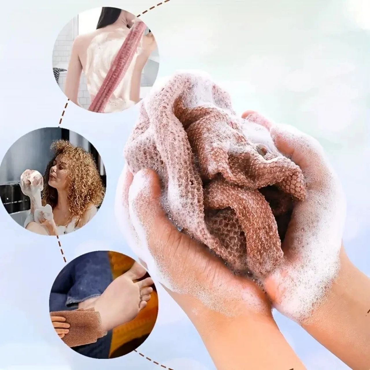 AfricanSponge, body wash and care cloth - Image 3