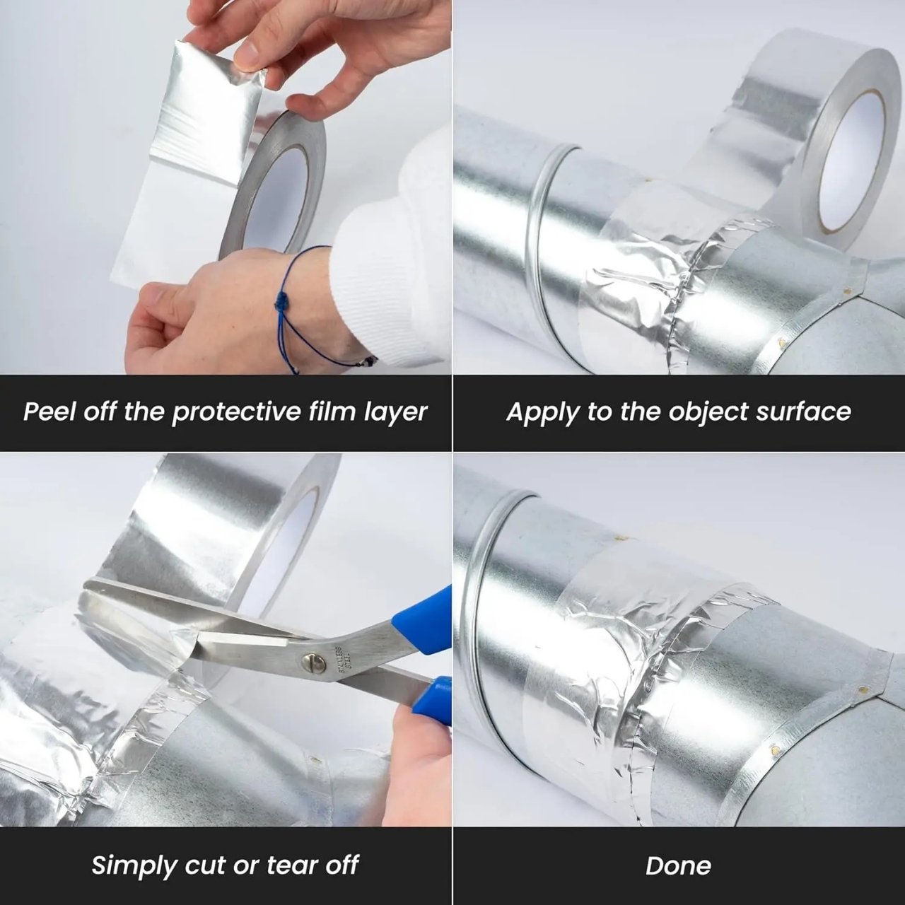AluTape, aluminium waterproof adhesive tape (10 m) - Image 6