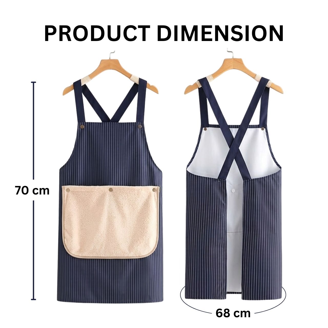 Waterproof kitchen apron with towel, Apron - Image 9