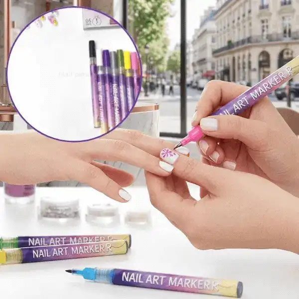 Set of coloured nail painting pens, ArtNails - Image 1