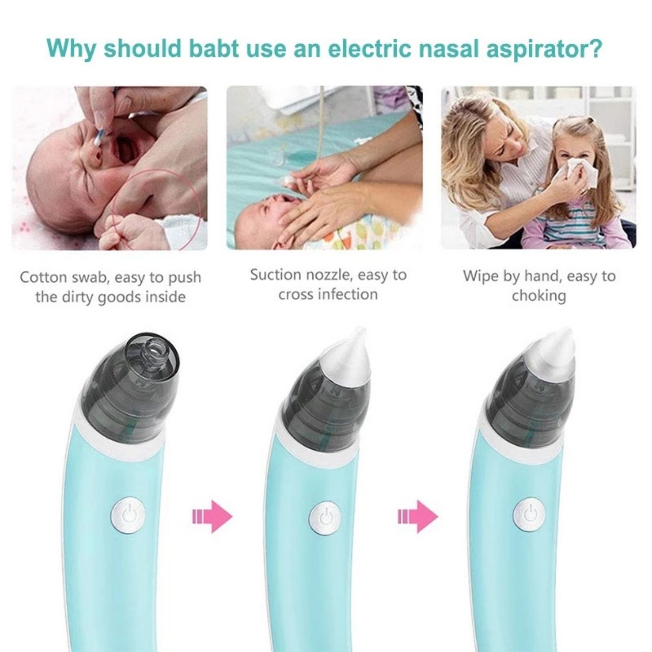 Aspirator, nasal aspirator for babies - Image 7