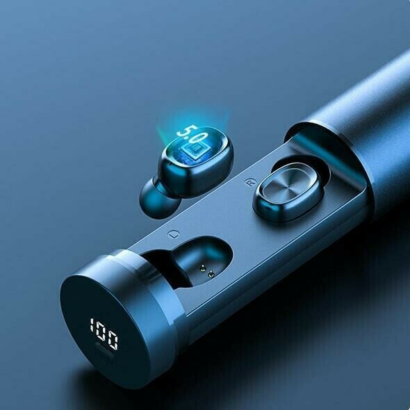 AudioInfinity, waterproof wireless bluetooth headphones with charging station - Image 3