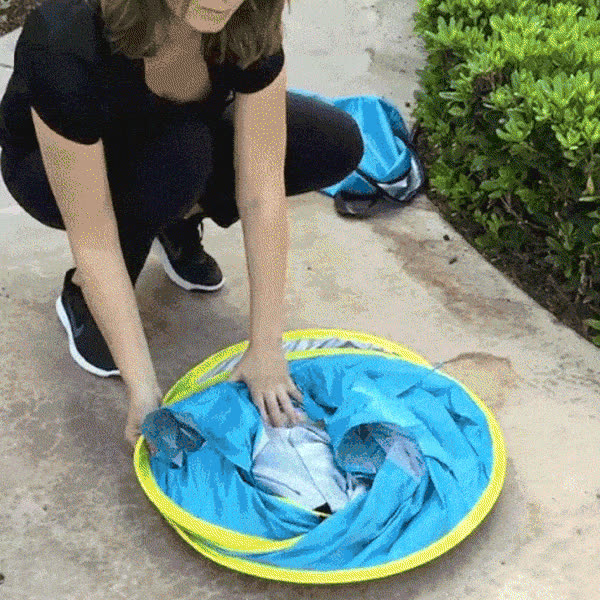 BabyTent, baby tent with UV protection and swimming pool - video