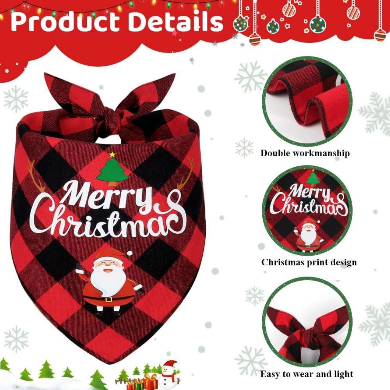 Bandana, the Christmas shawl for dogs - Image 5