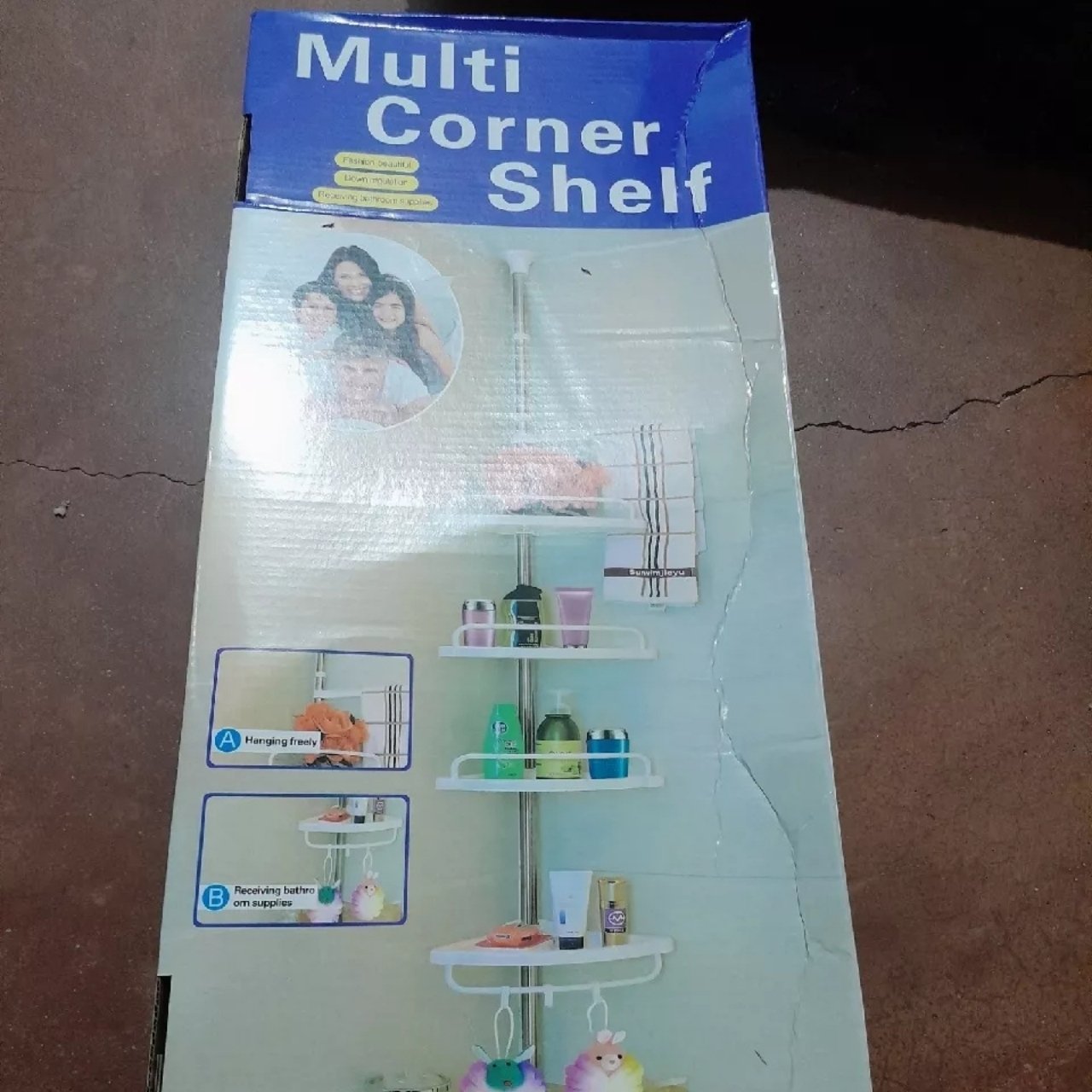 BathRack, corner telescopic shower shelf - Image 10