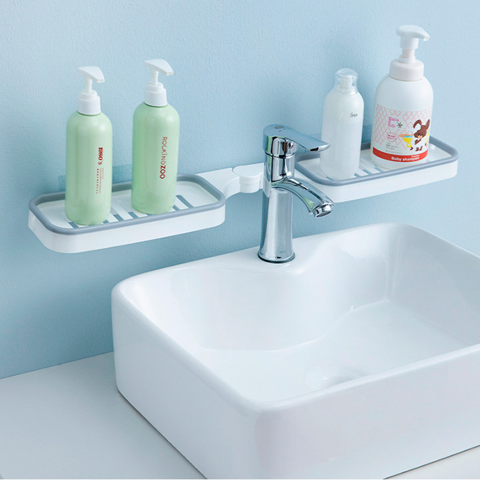 BathroomShelf, bathroom shelf that can be installed at 90° or 180° - Image 3
