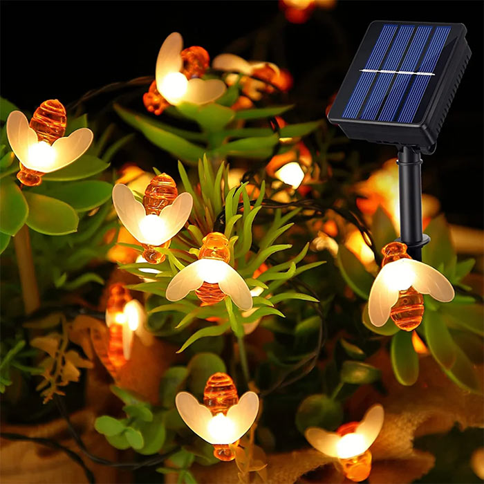 BeeLights, solar lamp with 30 bee-shaped LED lights - Image 7