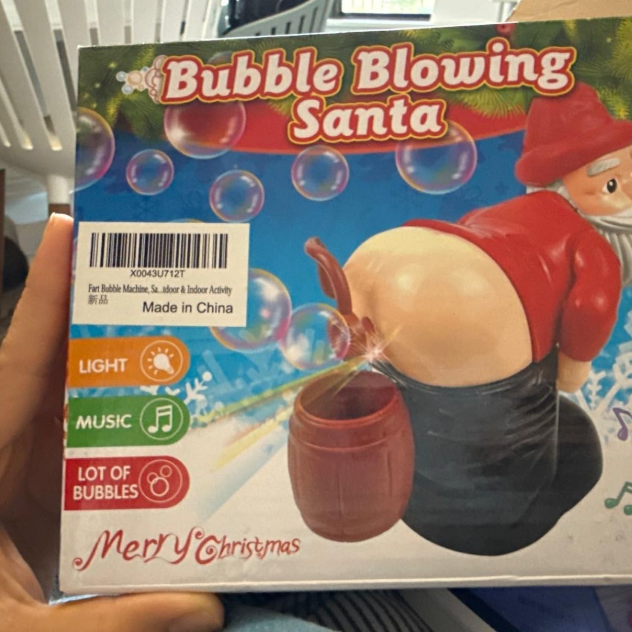 BlowSanta, Santa Claus soap bubble toy - Image 9