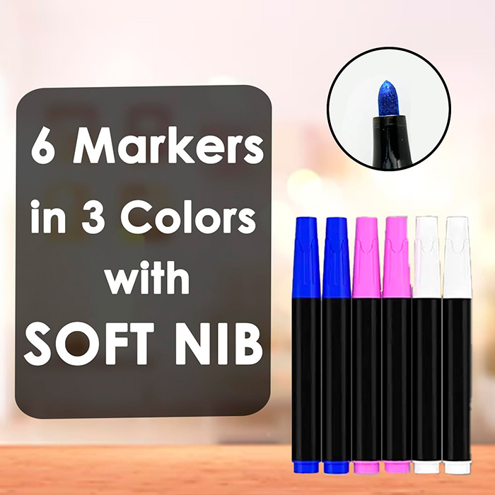 BoardMarkers, set of 6 magnetic board markers - Image 2