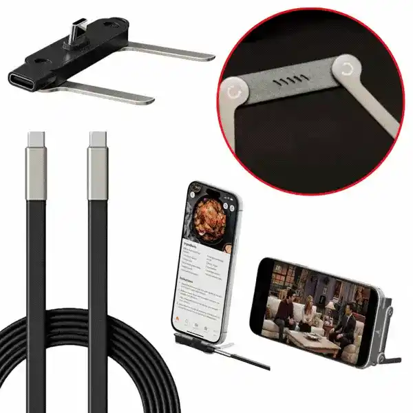 2in1 charging cable with phone stand, Bracky