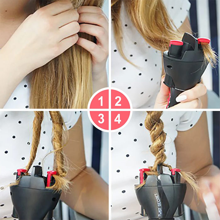 A great choice for all types of longer hair - thin, thick, straight or curly!