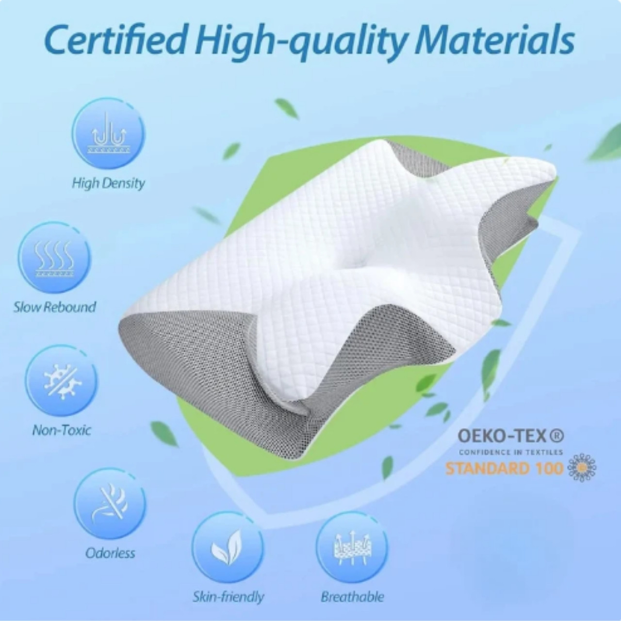 ButterflyPillow, ergonomic memory foam pillow - Image 4