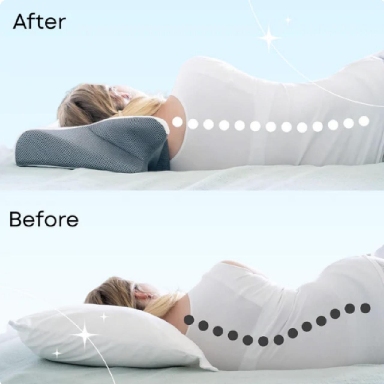 ButterflyPillow, ergonomic memory foam pillow - Image 3