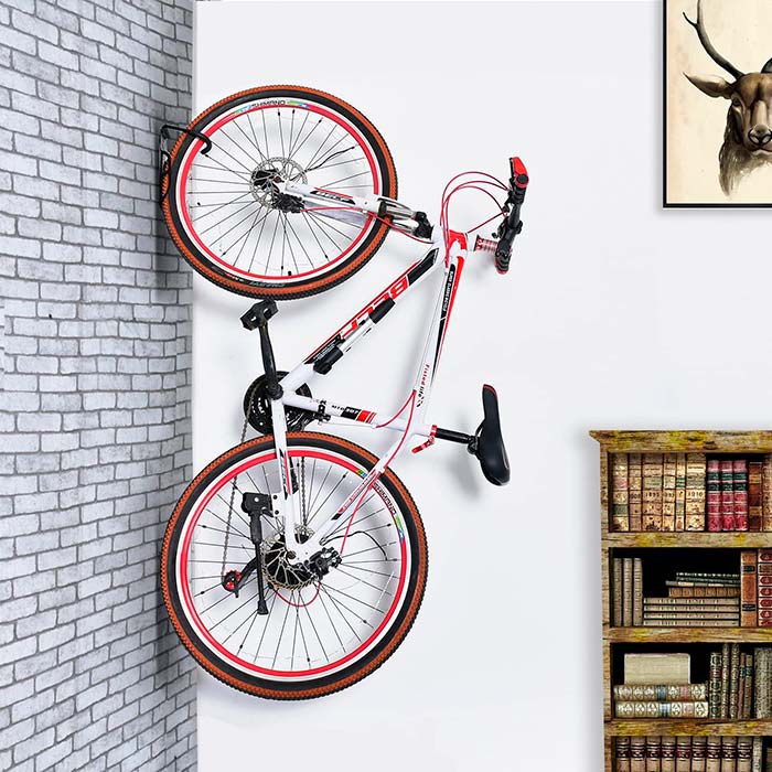 The bike hook can be rotated 360 degrees!