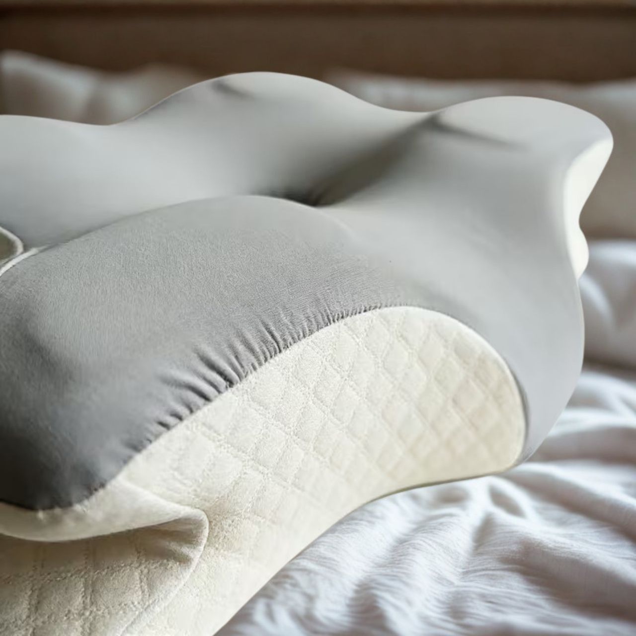 Ergonomic pillow with memory foam, CervicalPillow