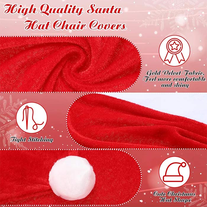 ChairSanta, festive chair cover (4 pieces) - Image 5