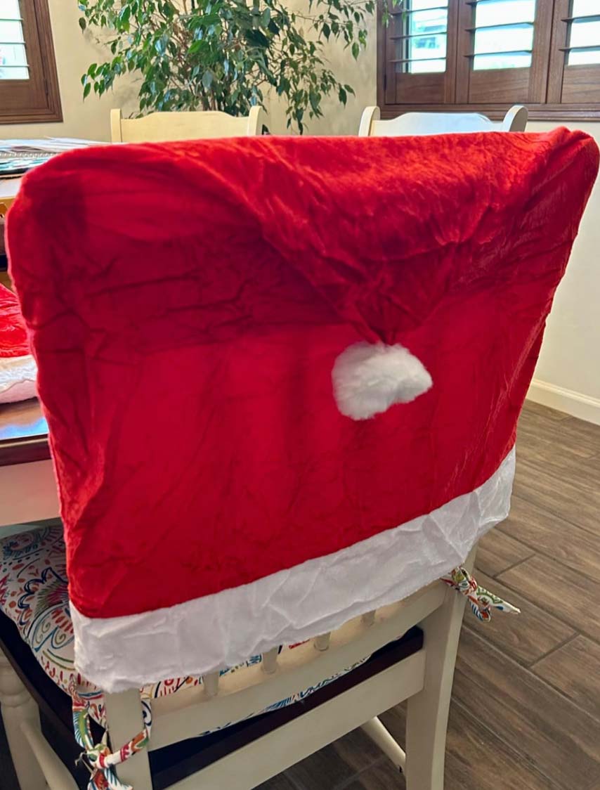 ChairSanta, festive chair cover (4 pieces) - Image 10
