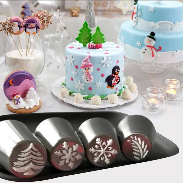ChristmasNozzles, festive decoration of cakes and other desserts - Image 2