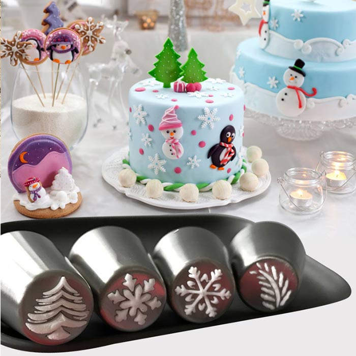 ChristmasNozzles, festive decoration of cakes and other desserts - Image 7