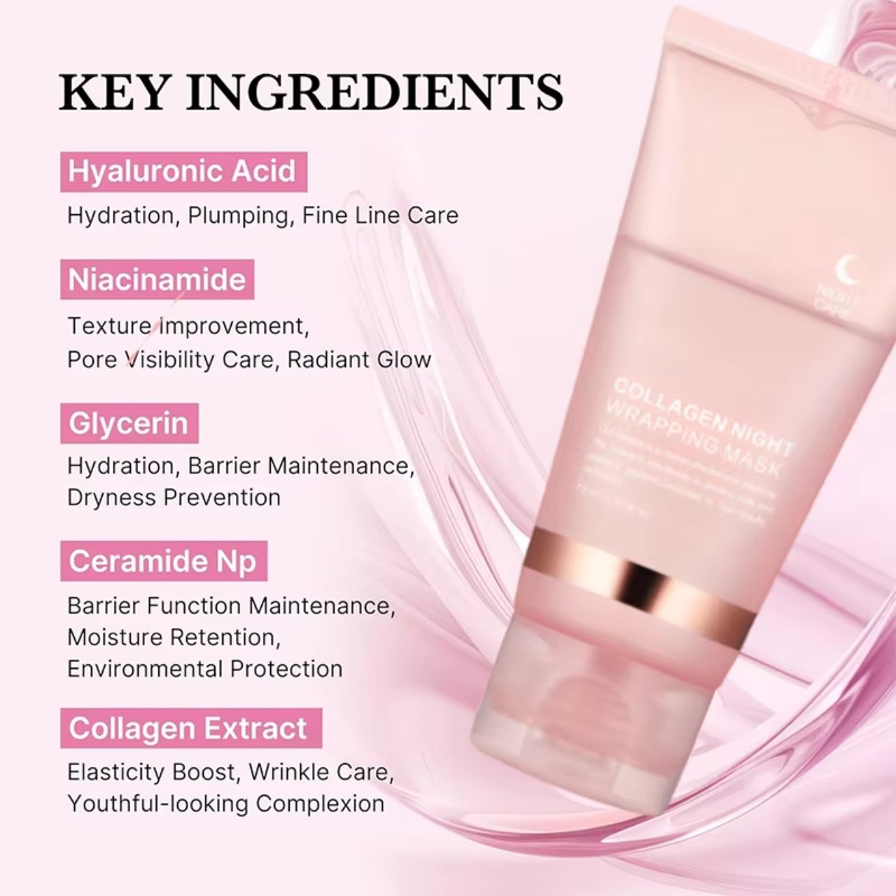 CollagenMask, collagen overnight peel-off face mask (1+1 FREE ) - Image 10