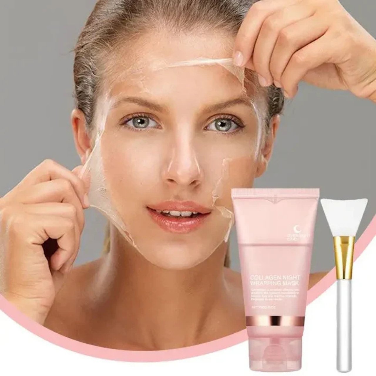 CollagenMask, collagen overnight peel-off face mask (1+1 FREE ) - Image 7