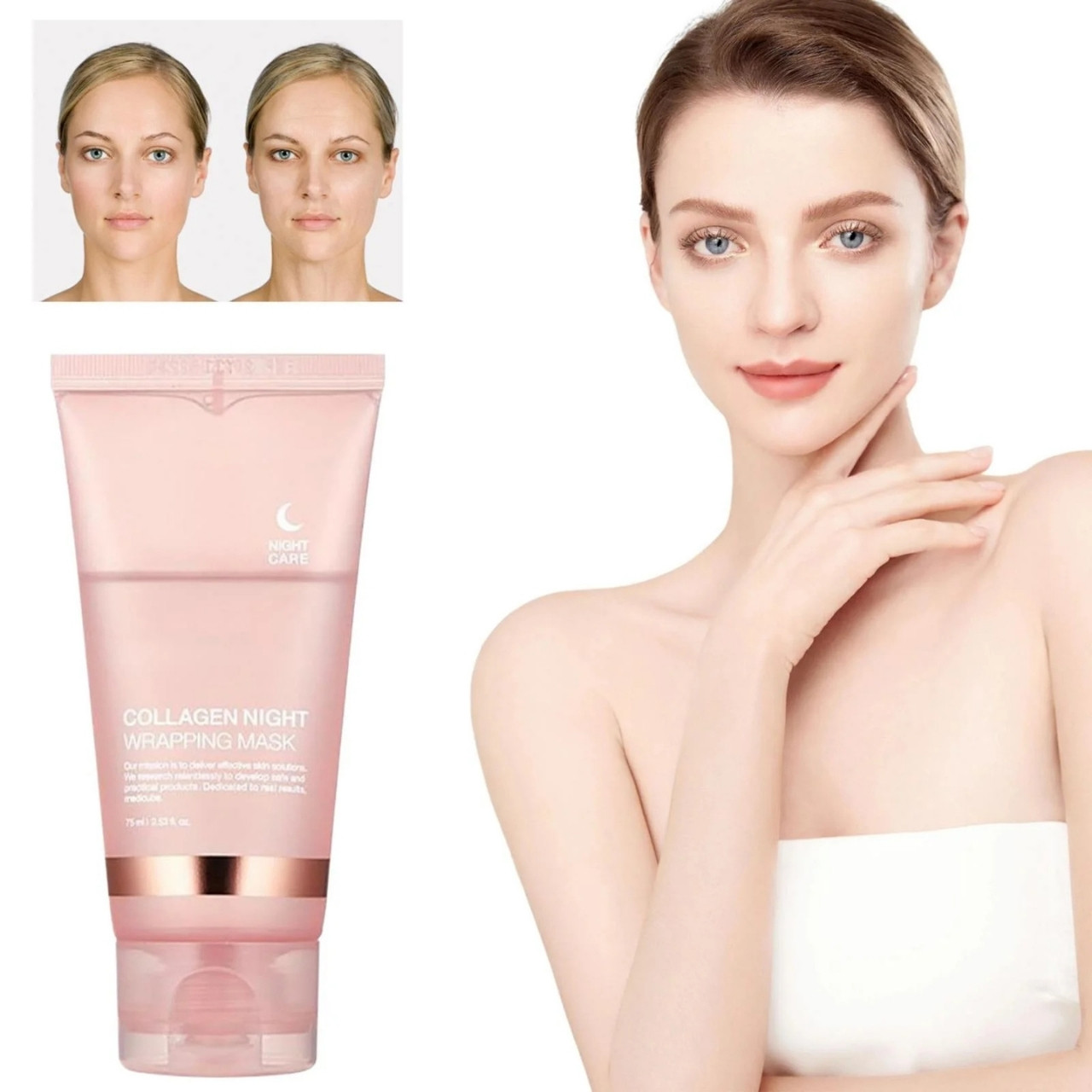 CollagenMask, collagen overnight peel-off face mask (1+1 FREE ) - Image 6