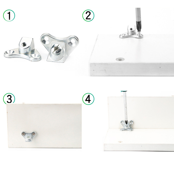 Quick and easy installation in corners and joining of two parts!