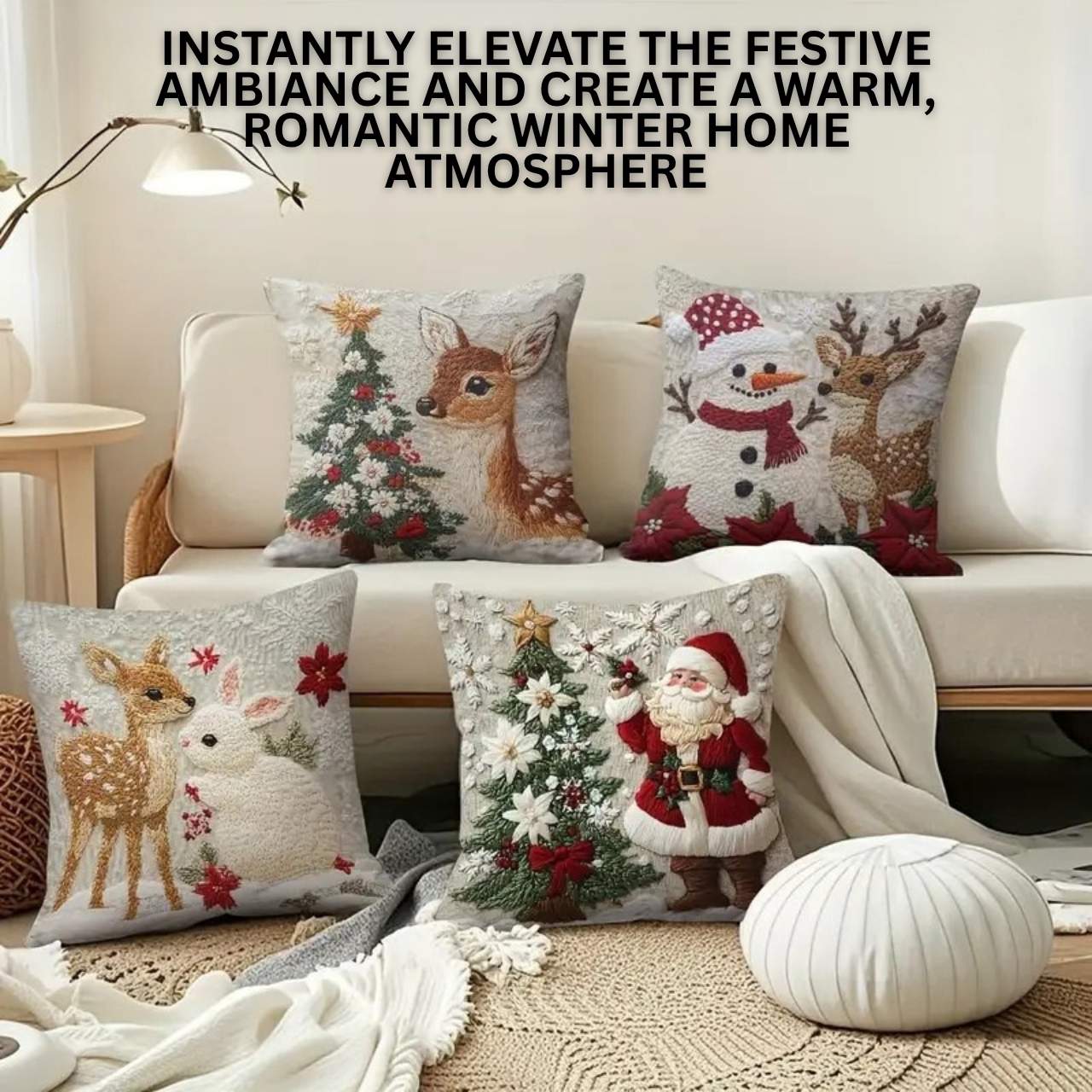 CutePillows, Christmas pillowcases (4 pieces) - Image 8