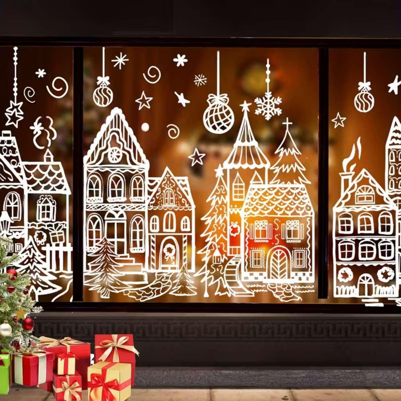 Let the windows tell a festive story