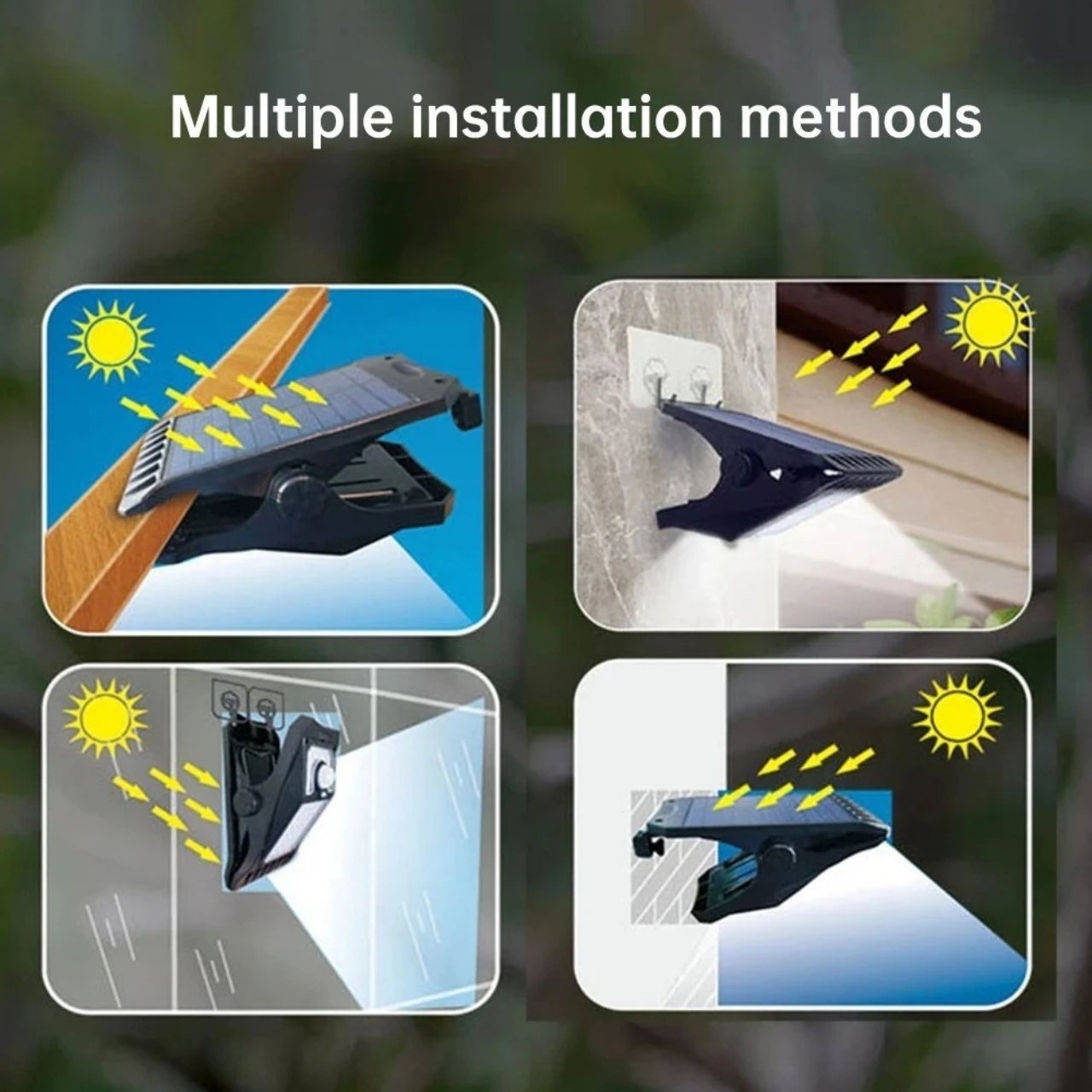 DeckClip, Solar Garden Light with Clip and Motion Sensor - Image 9
