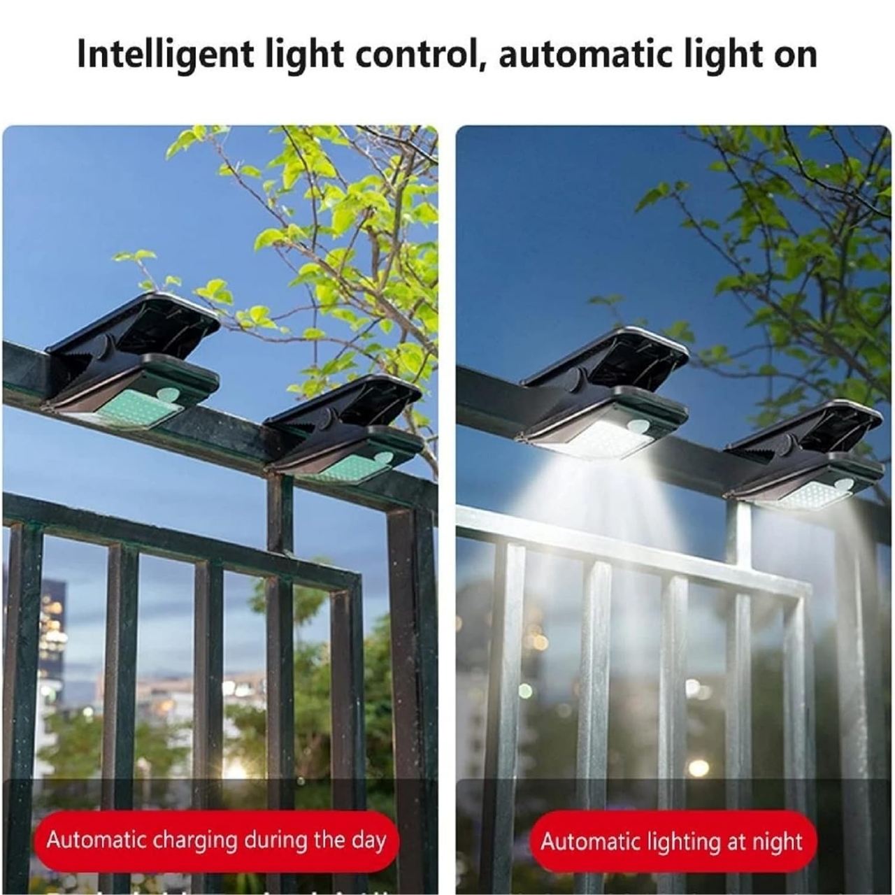 DeckClip, Solar Garden Light with Clip and Motion Sensor - Image 7