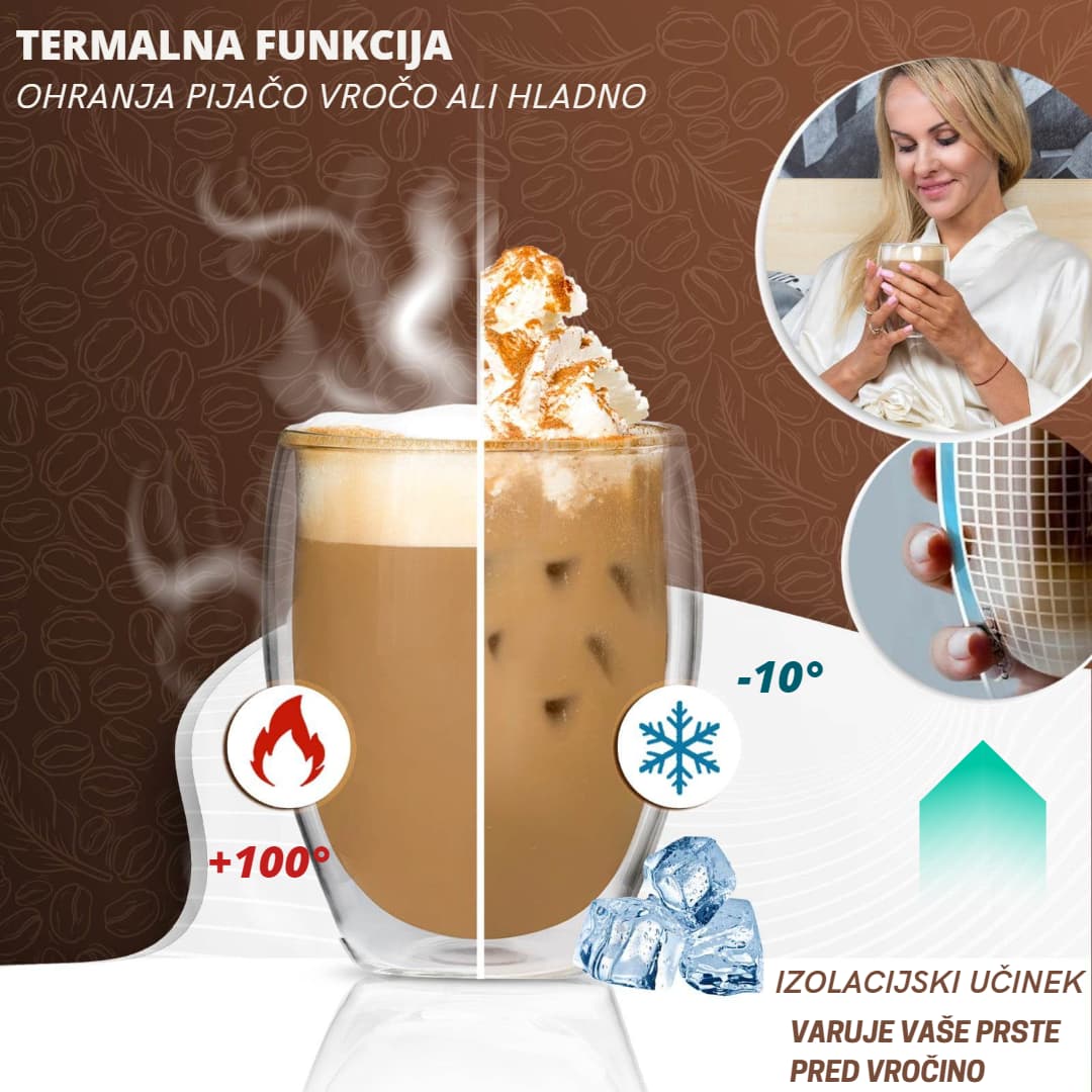 Safe use in hot drinks