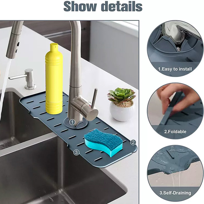DryingPad, silicone mat for kitchen sink or bathroom sink - Image 8