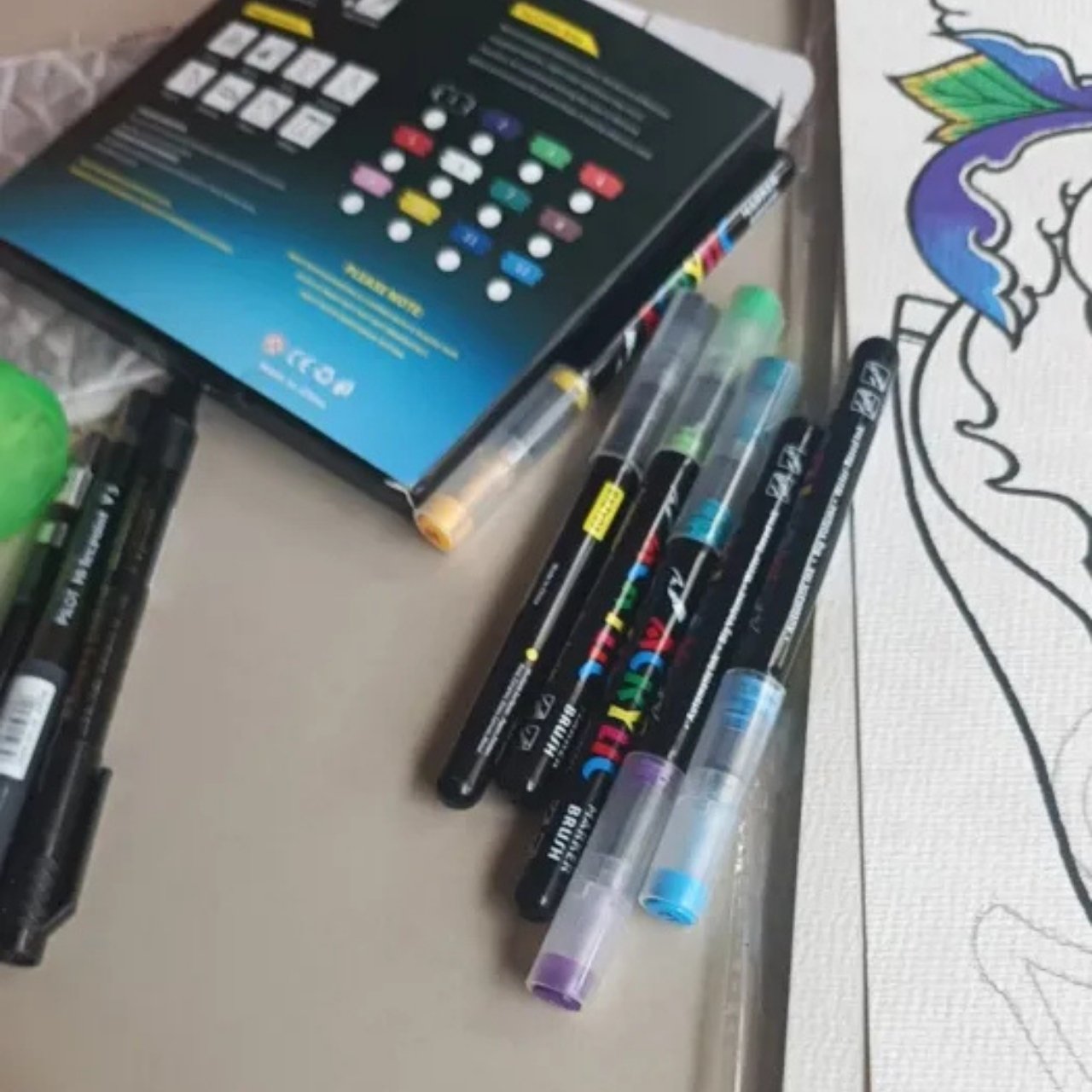 DuoMarkers, double-tipped acrylic markers (12 markers/24 <br>colours) - Image 8