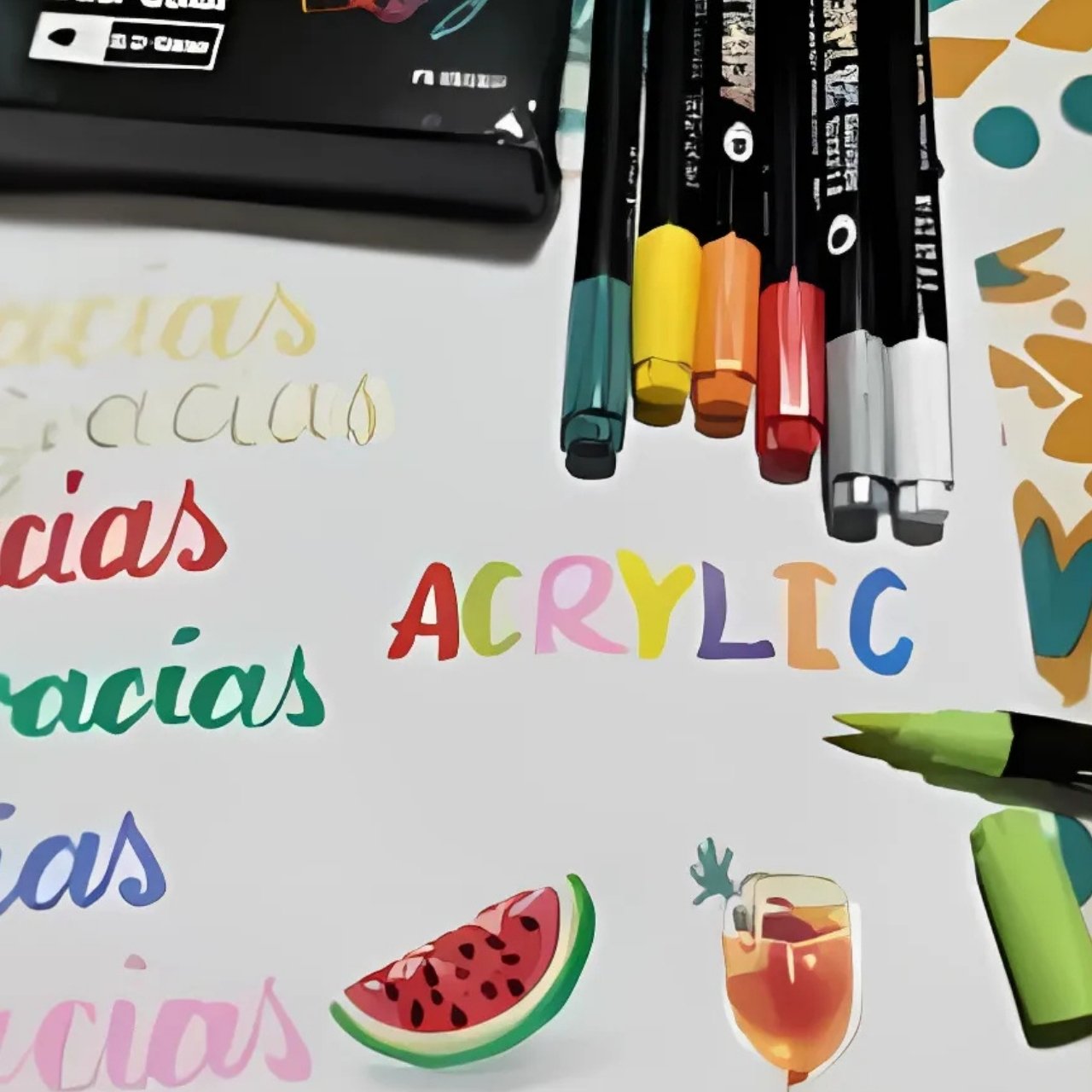 DuoMarkers, double-tipped acrylic markers (12 markers/24 <br>colours) - Image 10