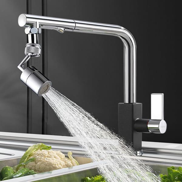 TapStar, tap with 720° rotating spray head