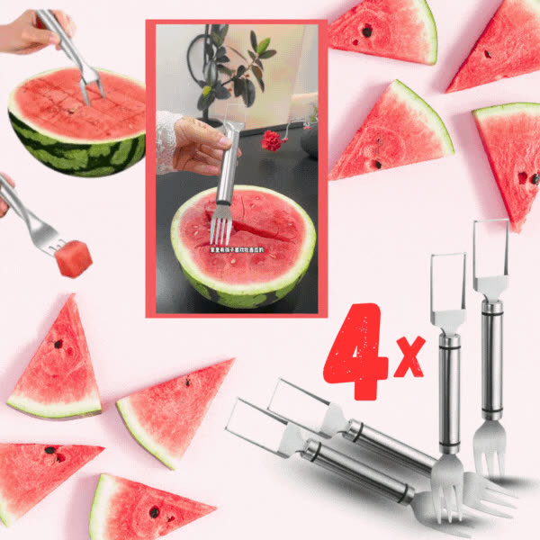 Watermelon Cutting Fork, FruitFork - video