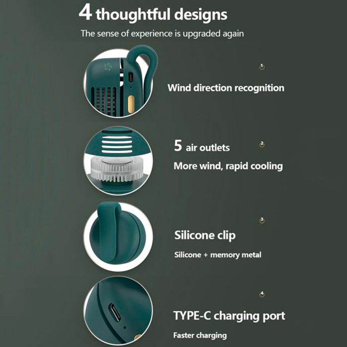 FanClip, mini portable fan - Image 4