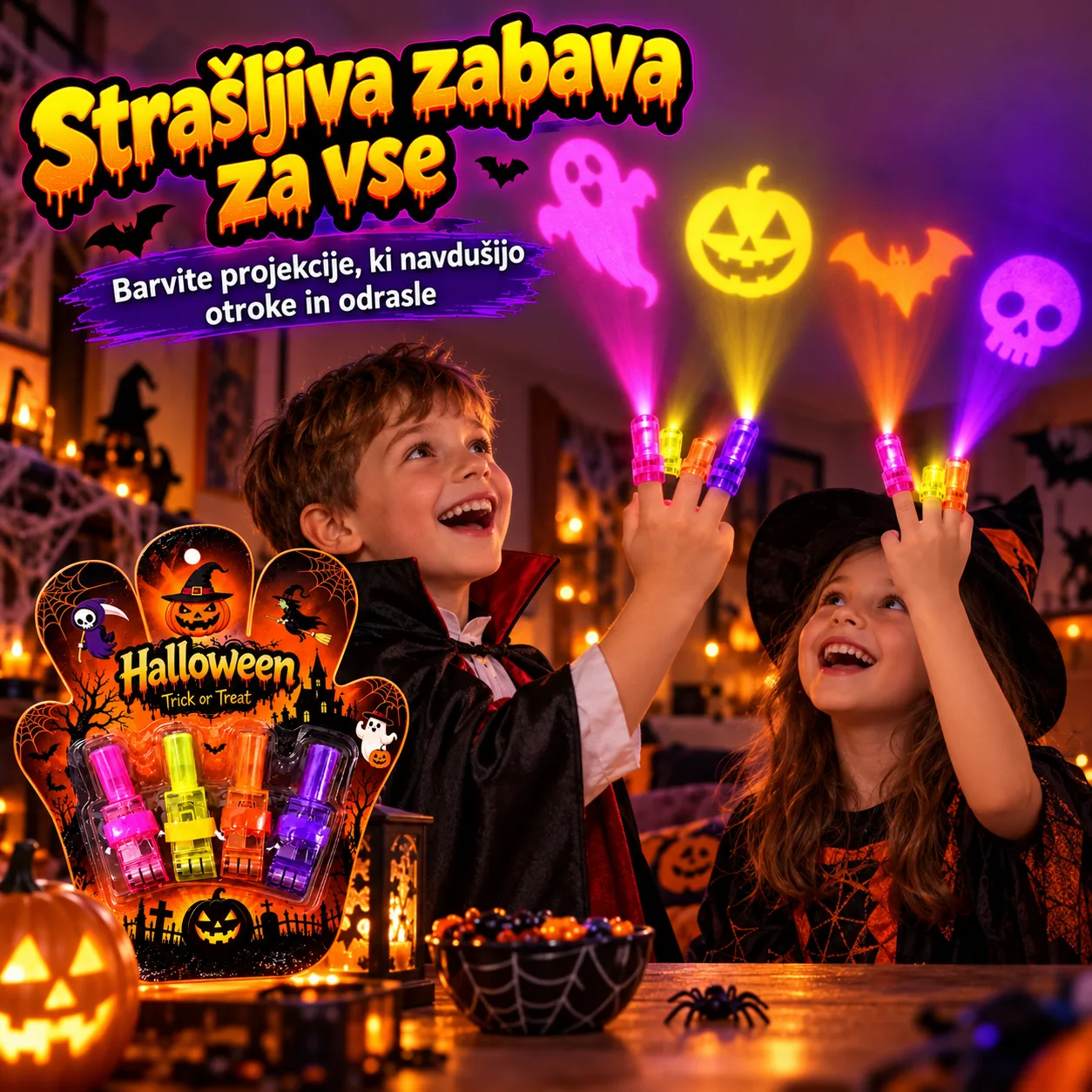 LED Finger Projectors – Halloween, FingerLights - Image 7