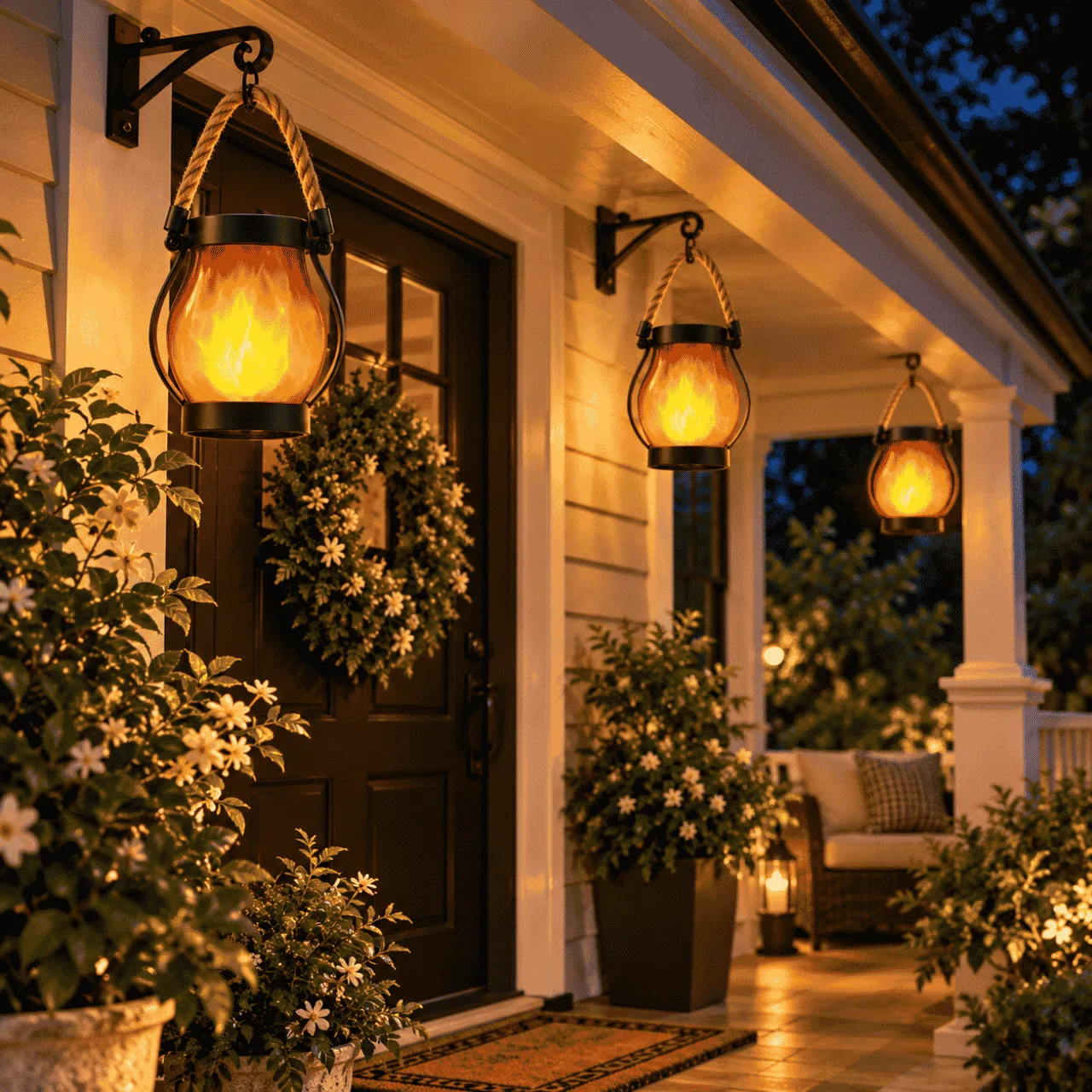 Solar flame-effect lantern, Flamy - Image 5