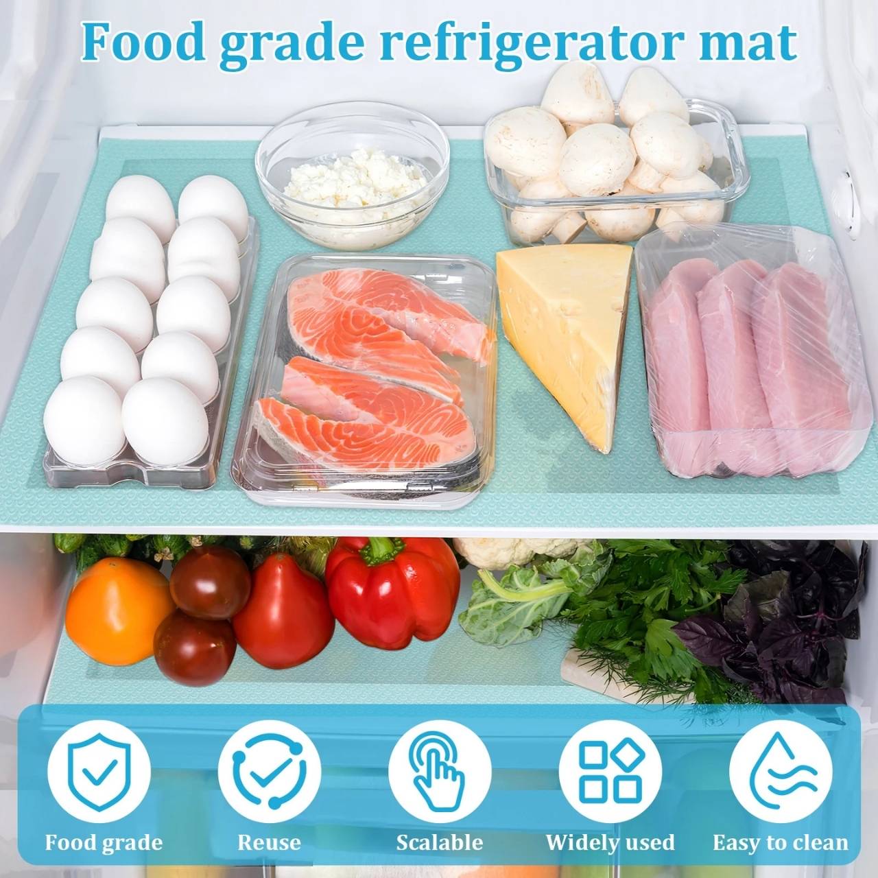 FreshLiner, fridge and shelf liner (12 pieces) - Image 9