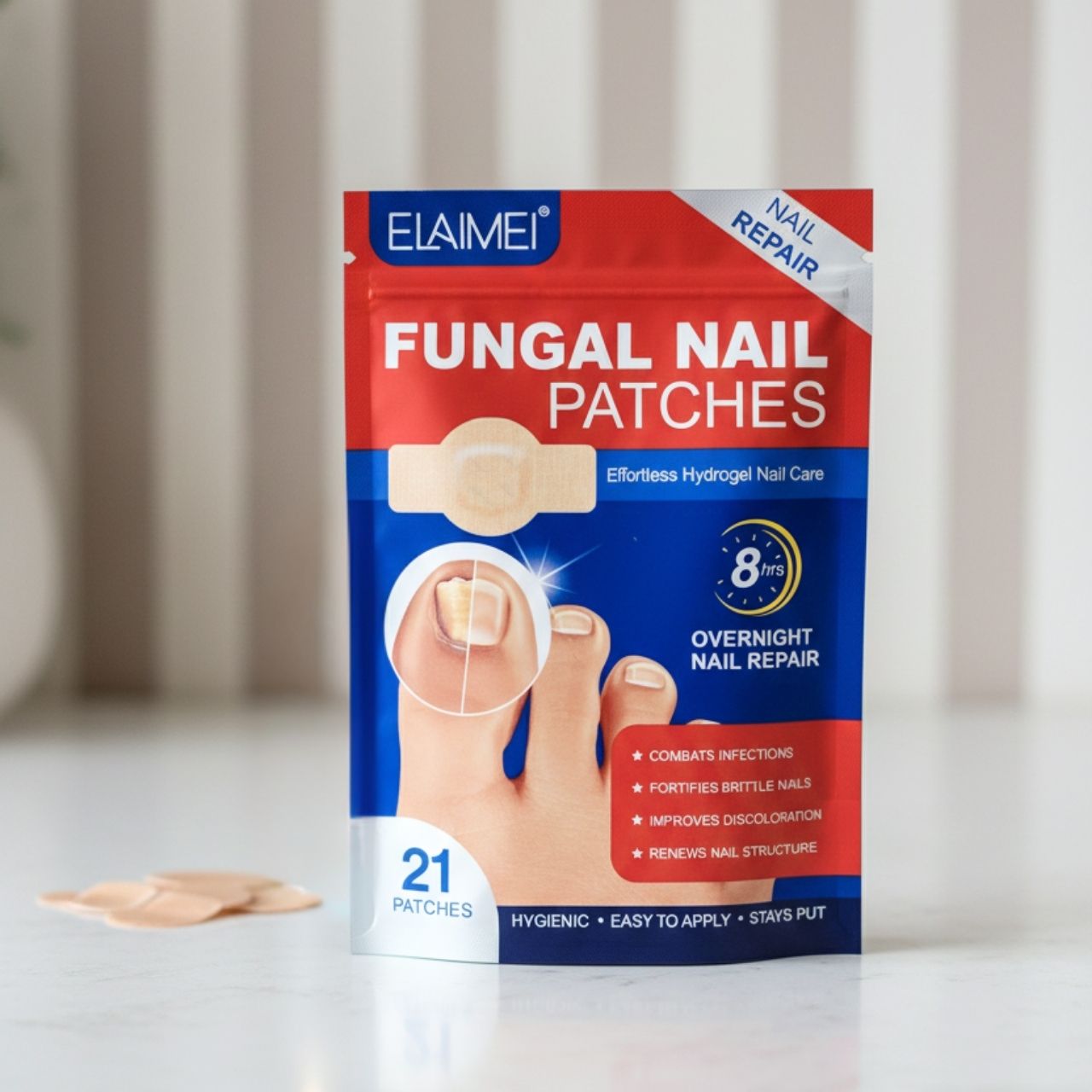 FungalPatches, restorative patches for the care of damaged nails (21 pcs.) - Image 9