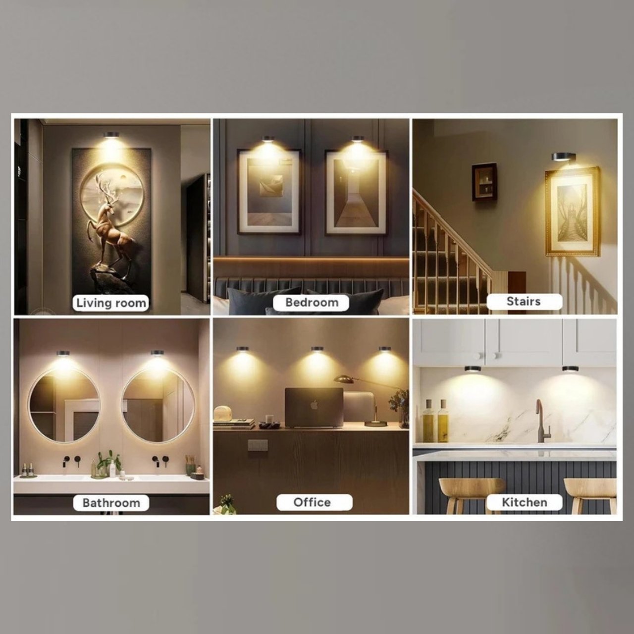 GalleryGlow, Magnetic LED Picture Illuminator (2 pcs) - Image 5