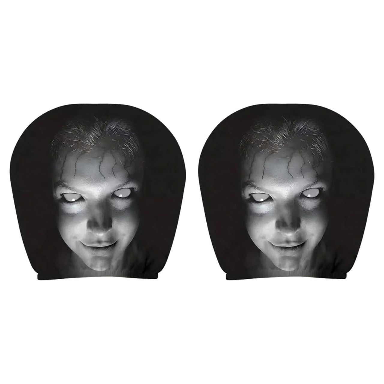 Scary car headrest covers (2 pieces), GhostFace - Image 3
