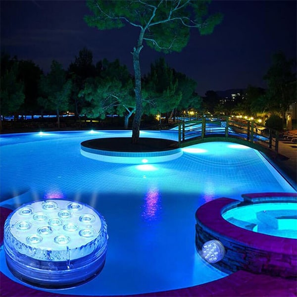 GlowWaterLights, 4 waterproof LED lights with remote control - Image 9