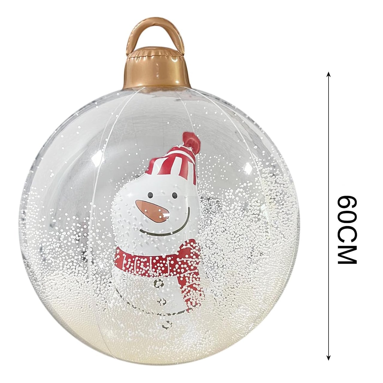 GlowySnowy, Christmas ball with snowman motif and light - Image 9