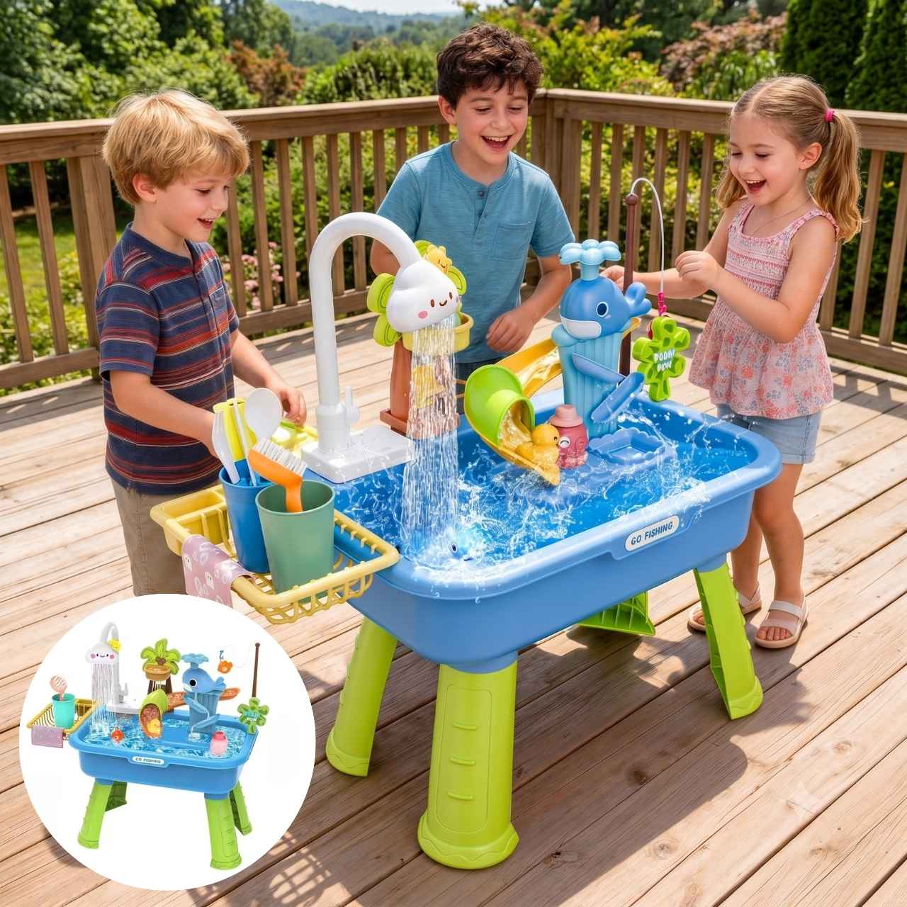 Children's water and sand table, GoFishing - Image 7