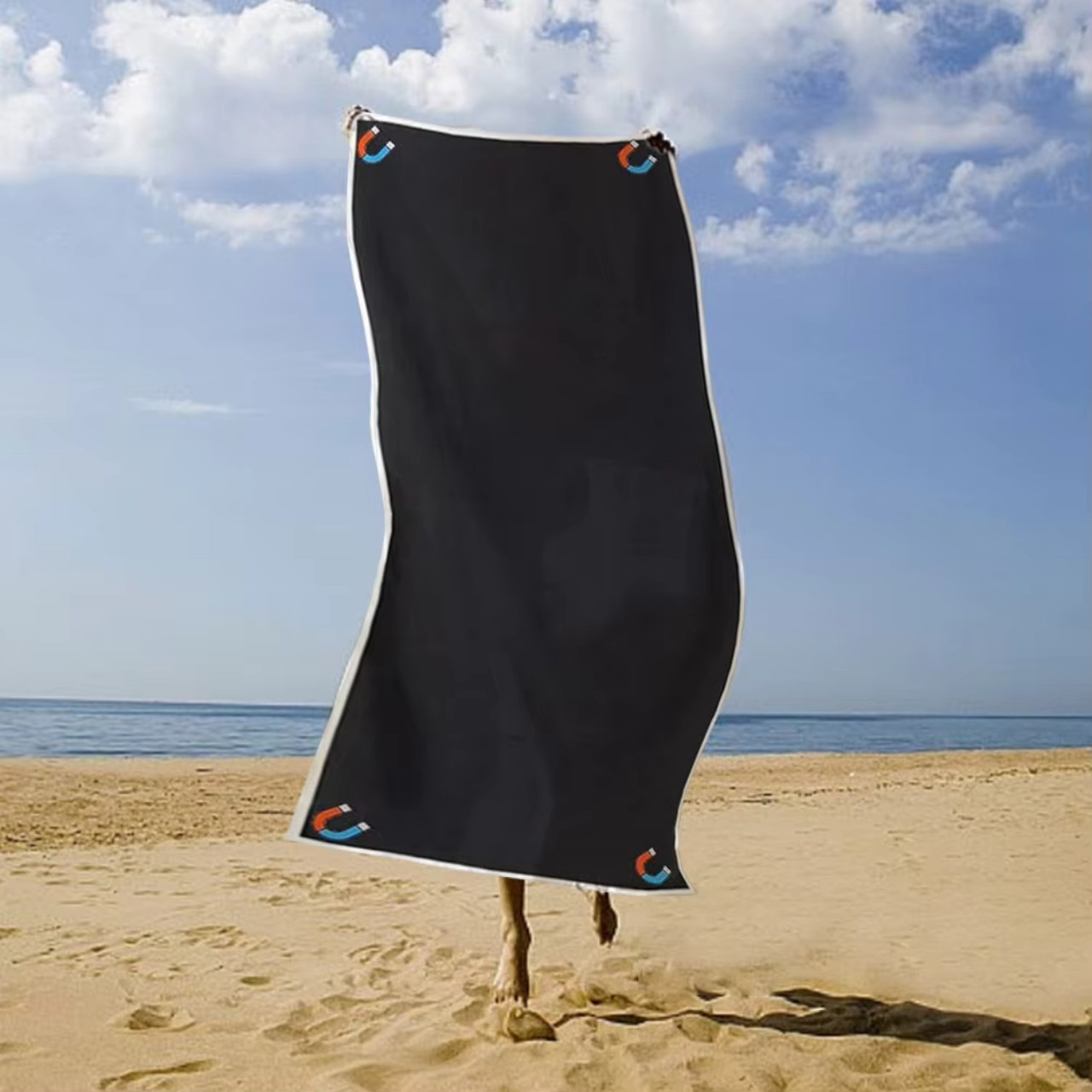 Although the towel is spacious, it folds into an extremely small package, making it perfect for all types of luggage, including hand luggage.