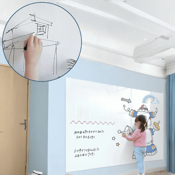 Self-Adhesive Whiteboard, GraffitiWall - video